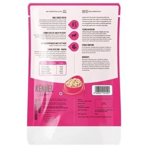 Kennel Kitchen Supreme Cuts in Gravy, Lamb Recipe with Pumpkin, 100g/130g (Pack of 4) | Wet Dog Food Gravy for Adult & Puppy | Limited Ingredient Chunks High in Fibre & Good for Hydration