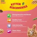 Friskies Kitten Discoveries, 1kg, Contains Tuna, Chicken, Milk, Vegetables & Whole Grain Flavours