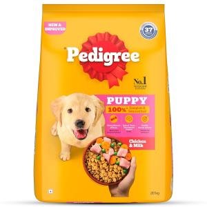 Pedigree Adult Dry Dog Food, Chicken, Egg & Rice, 3 kg, Contains 37 Essential Nutrients, 100% Complete & Balanced Food for Adult Dogs