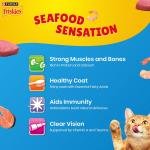 Friskies Seafood Sensations Adult Dry Cat Food, 6kg, Contains Tuna, Salmon, Snapper, Crab & Shrimp Flavours