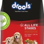 Drools Dry Dog Food All Lifestages 100% Vegetable,3Kg Pack for All Life Stages