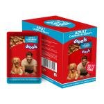 Drools Adult Wet Dog Food, Real Chicken and Chicken Liver Chunks in Gravy,10 Pouches + 2 Pouches Free (12 x 60g)