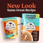 Kennel Kitchen Chicken Chunks in Gravy, 80g (Pack of 12) | Wet Dog Food for Adult & Puppy | Dog Food Gravy with Regionally Sourced Fresh Chicken | Free from Artificial Colours & Preservatives